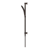 Mica Shower Rail - Inbuilt Inlet - Dusk Bronze