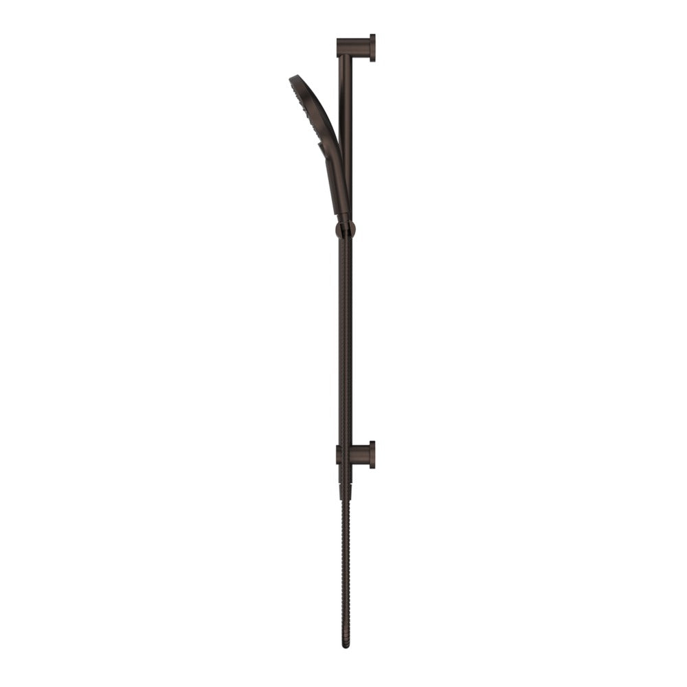 Mica Shower Rail - Inbuilt Inlet - Dusk Bronze