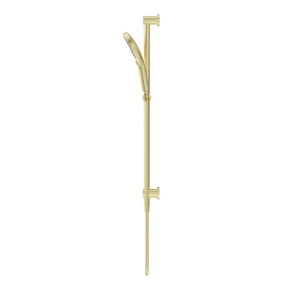 Mica Shower Rail - Inbuilt Inlet - French Gold