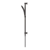 Mica Shower Rail - Inbuilt Inlet - Gunmetal