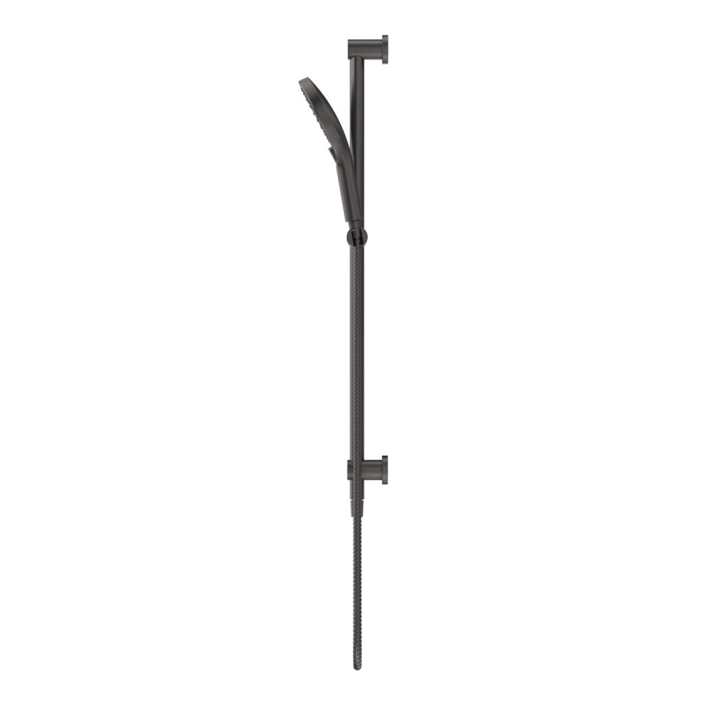 Mica Shower Rail - Inbuilt Inlet - Gunmetal
