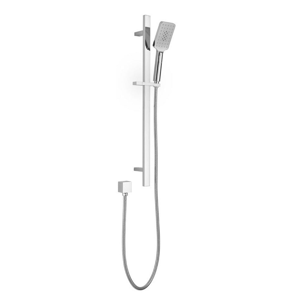 Cresta Single Shower Rail - front view, bathroom fixture
