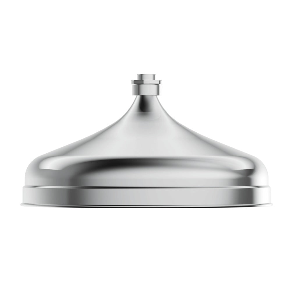 Mica Heritage Shower Head in Chrome - angled product view