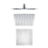 Cresta Shower Head in Brushed Nickel - side profile view