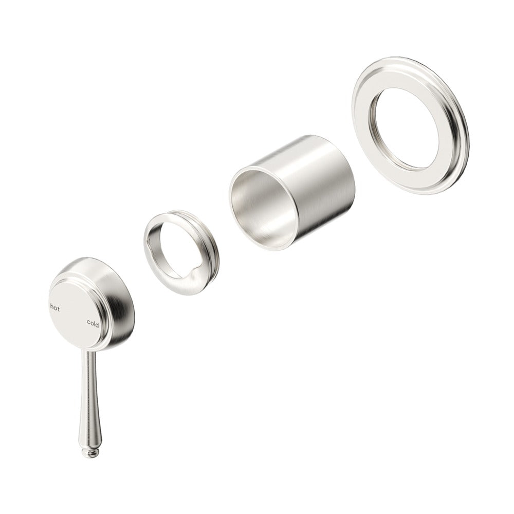 Mica Heritage Shower Mixer - TRIM KIT ONLY - Brushed Nickel