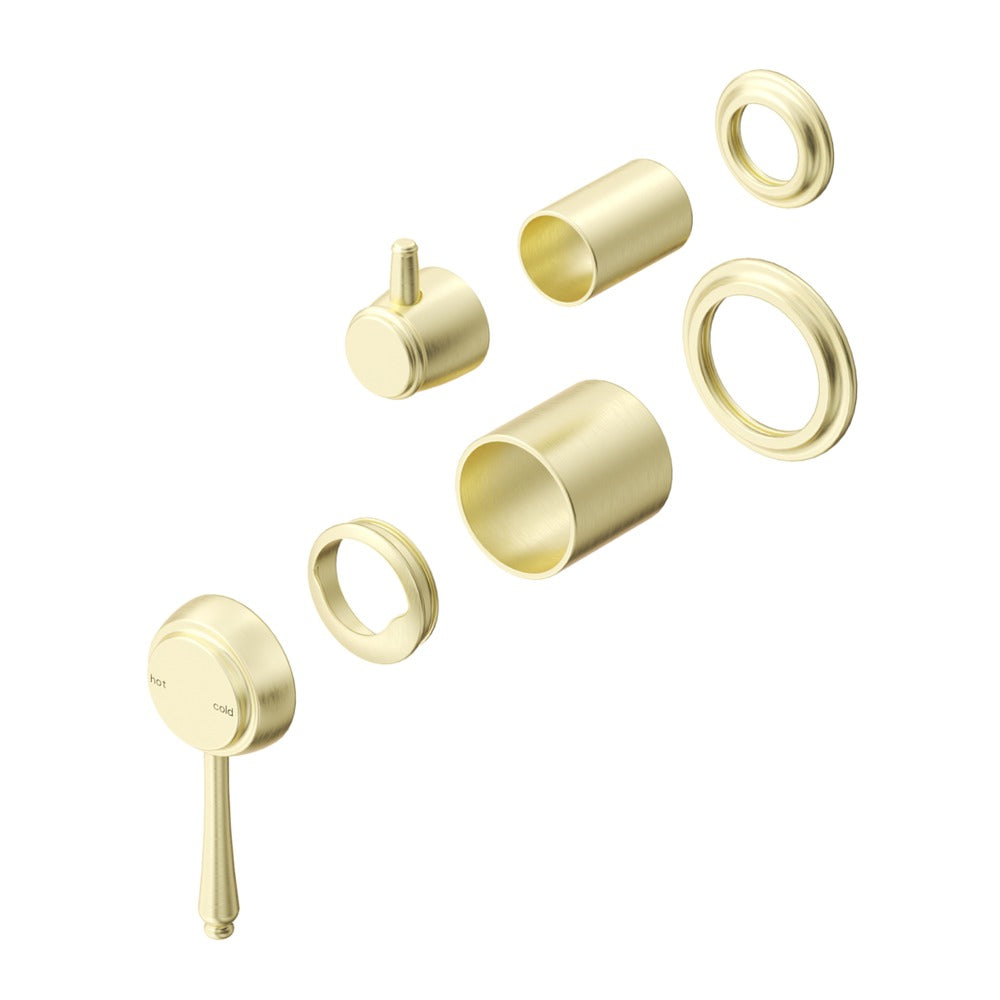 Mica Heritage Shower Mixer Diverter - TRIM KIT ONLY - French Gold