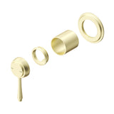 Mica Heritage Shower Mixer - TRIM KIT ONLY - French Gold
