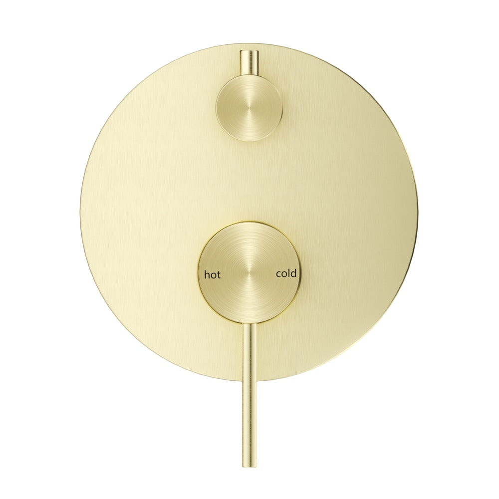 Mica Shower Mixer Diverter - 1P - TRIM KIT ONLY - French Gold