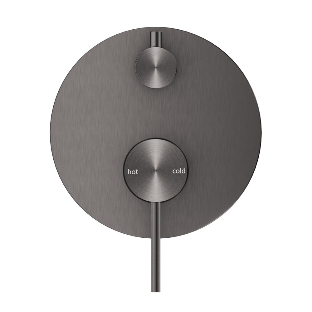 Mica Shower Mixer Diverter - 1P - TRIM KIT ONLY - Gunmetal