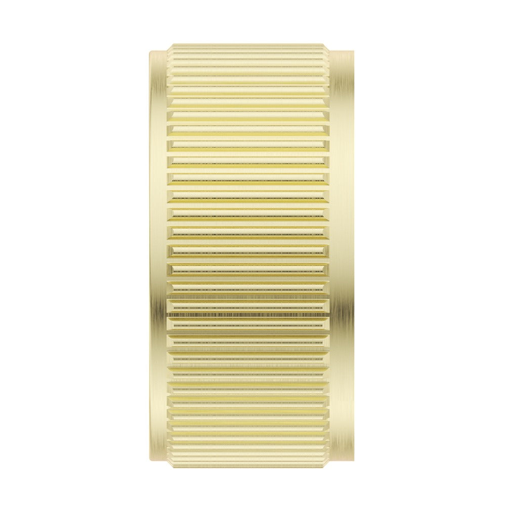 Mica Fluted Progressive Shower Mixer - French Gold