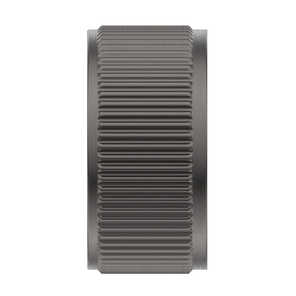 Mica Fluted Progressive Shower Mixer - Gunmetal