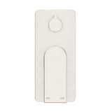 Beki Shower Mixer Diverter - 1P - TRIM KIT ONLY in Brushed Nickel - side profile view