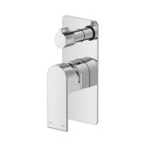Beki Shower Mixer Diverter - 1P - TRIM KIT ONLY in Chrome - front view