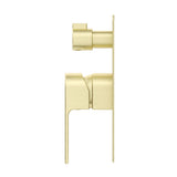 Beki Shower Mixer Diverter - 1P - TRIM KIT ONLY in French Gold - alternative product view