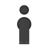 Eleniko Shower Mixer Diverter - 2P - TRIM KIT ONLY - Black