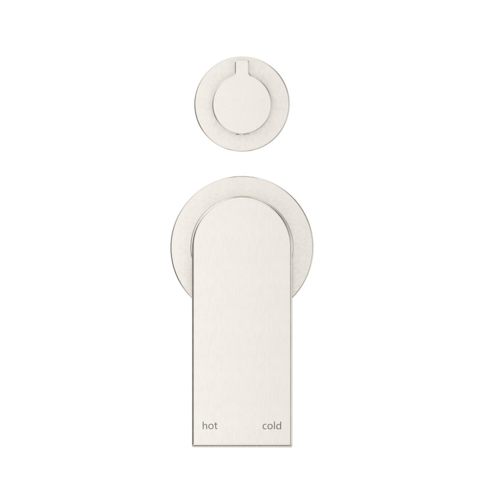 Eleniko Shower Mixer Diverter - 2P - TRIM KIT ONLY - Brushed Nickel