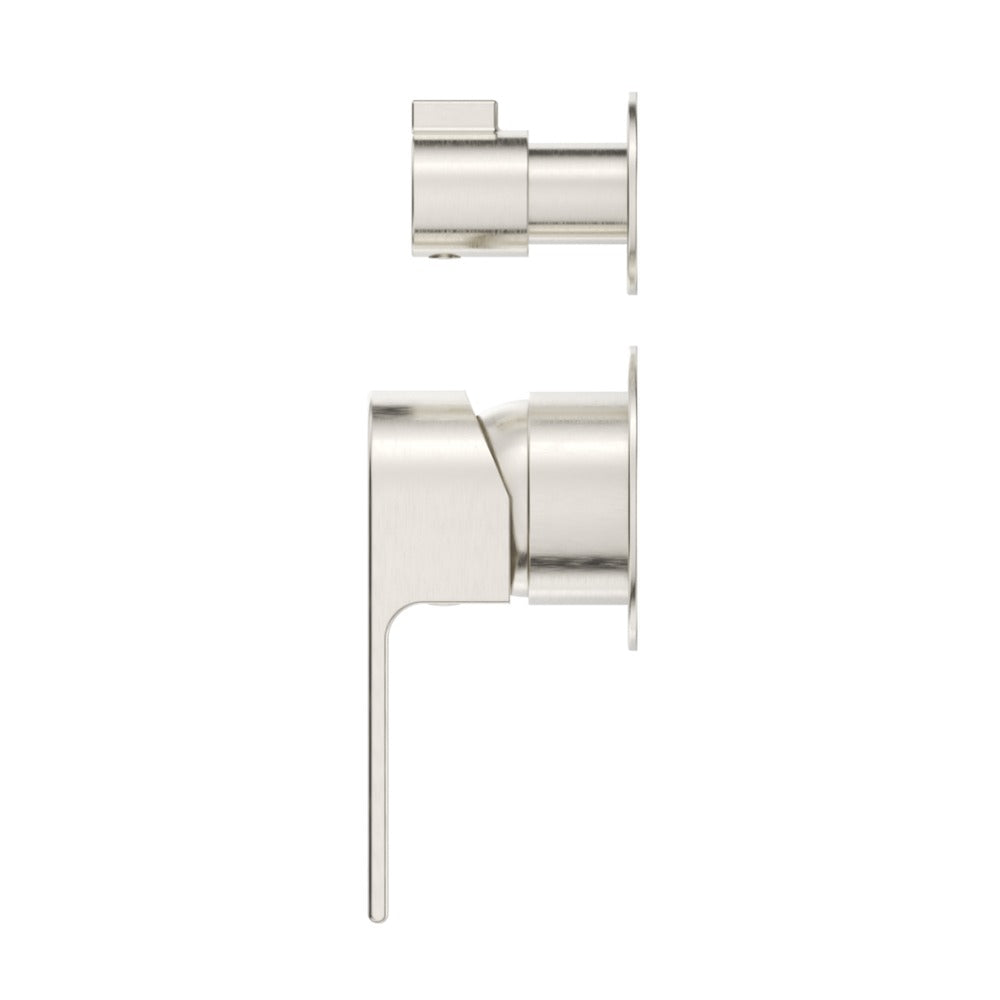 Eleniko Shower Mixer Diverter - 2P - TRIM KIT ONLY - Brushed Nickel