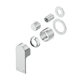 Eleniko Shower Mixer Diverter - 2P - TRIM KIT ONLY - Chrome