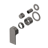 Eleniko Shower Mixer Diverter - 2P - TRIM KIT ONLY - Gunmetal
