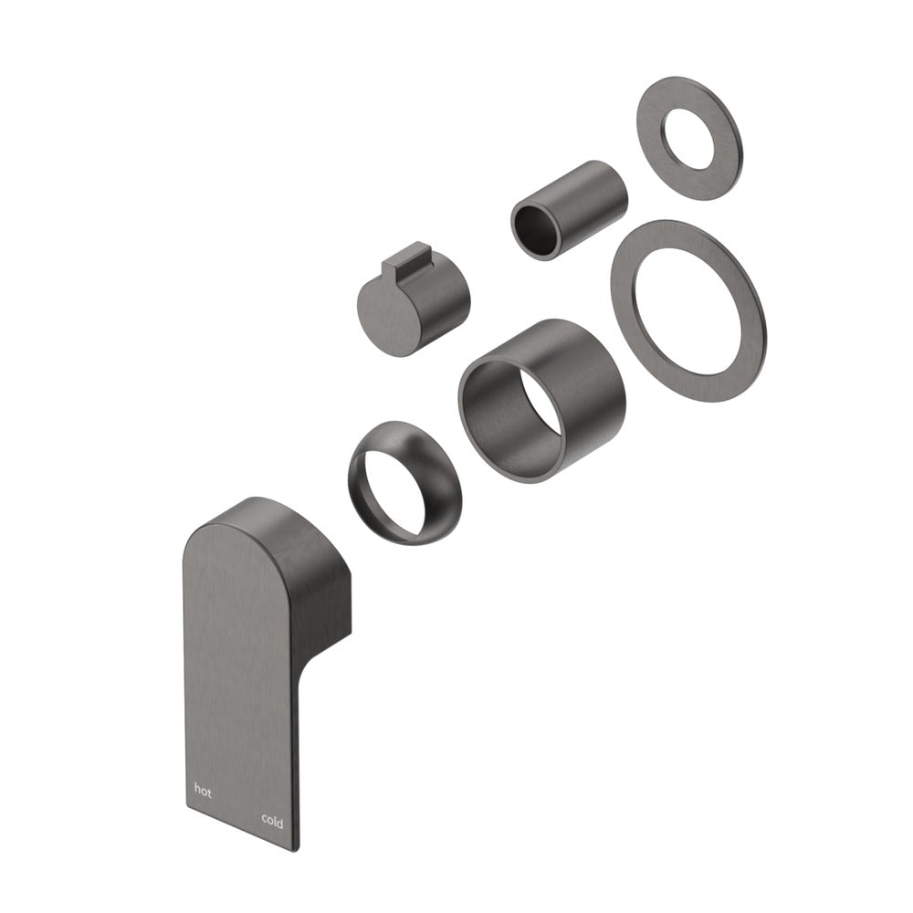 Eleniko Shower Mixer Diverter - 2P - TRIM KIT ONLY - Gunmetal