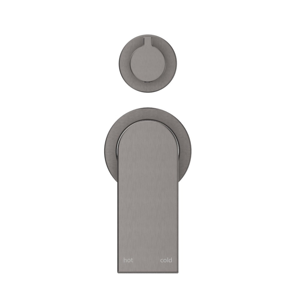 Eleniko Shower Mixer Diverter - 2P - TRIM KIT ONLY - Gunmetal
