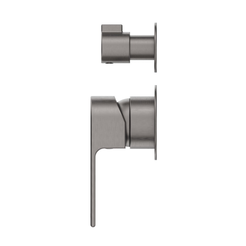 Eleniko Shower Mixer Diverter - 2P - TRIM KIT ONLY - Gunmetal