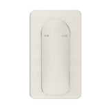 Kaza Shower Mixer - Square Plate - TRIM KIT ONLY - Brushed Nickel