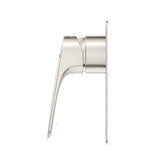 Kaza Shower Mixer - Square Plate - TRIM KIT ONLY - Brushed Nickel