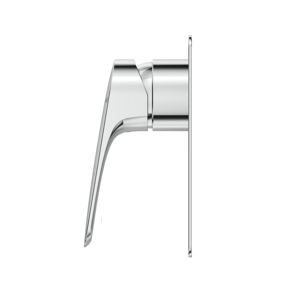 Kaza Shower Mixer - Square Plate - TRIM KIT ONLY - Chrome