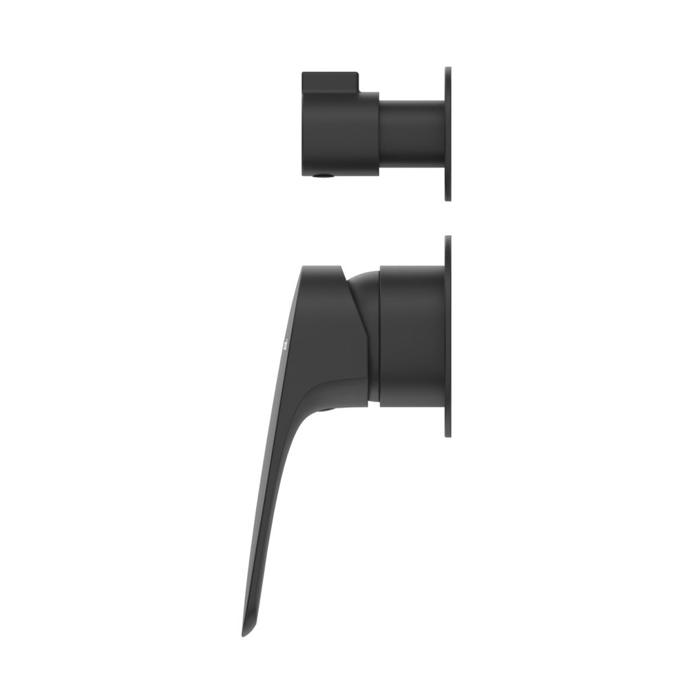 Kaza Shower Mixer Diverter - 2P - TRIM KIT ONLY - Black