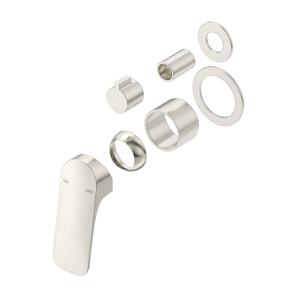 Kaza Shower Mixer Diverter - 2P - TRIM KIT ONLY - Brushed Nickel