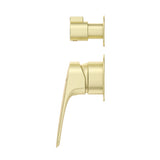 Kaza Shower Mixer Diverter - 2P - TRIM KIT ONLY - French Gold