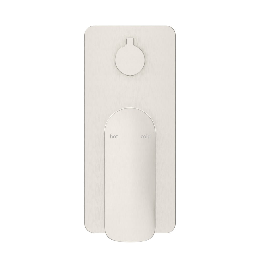 Kaza Shower Mixer Diverter - 1P - TRIM KIT ONLY - Brushed Nickel
