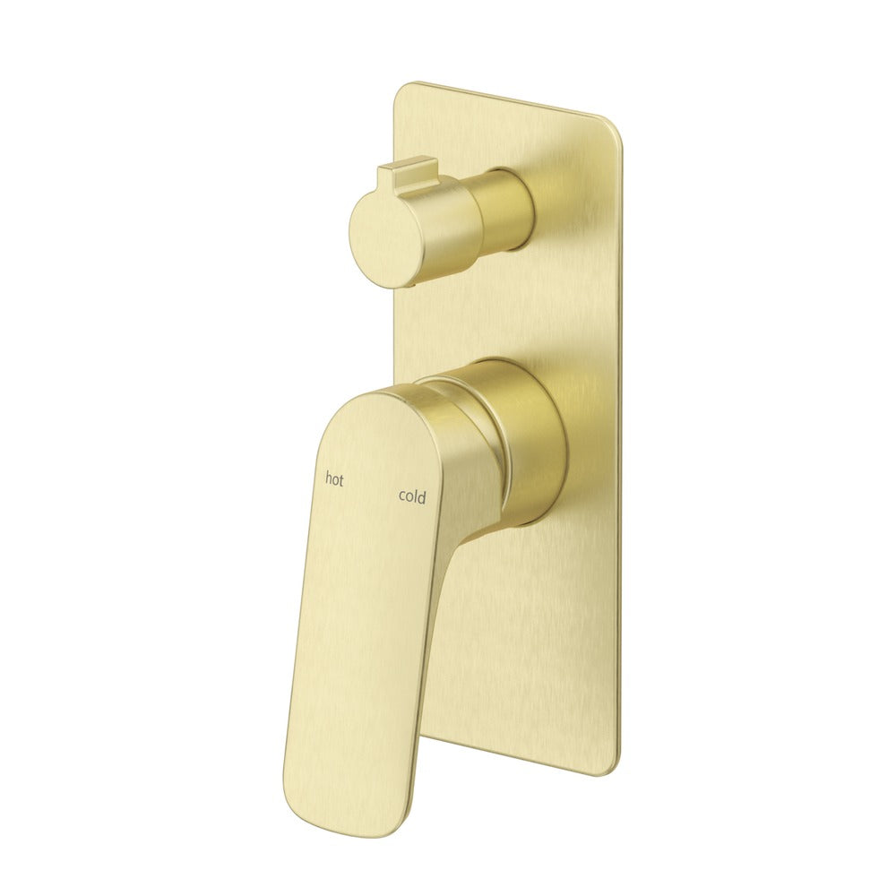 Kaza Shower Mixer Diverter - 1P - TRIM KIT ONLY