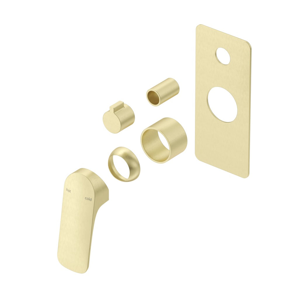 Kaza Shower Mixer Diverter - 1P - TRIM KIT ONLY - French Gold