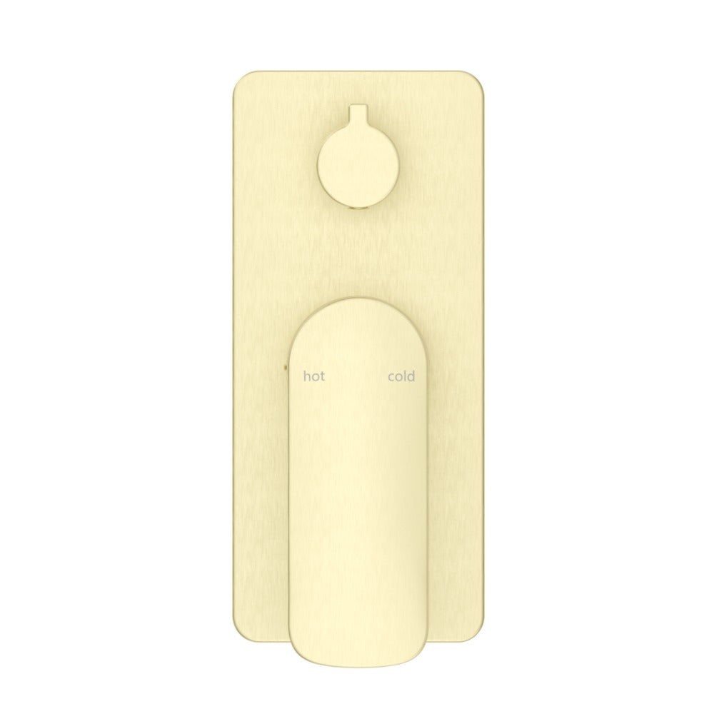 Kaza Shower Mixer Diverter - 1P - TRIM KIT ONLY - French Gold