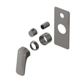 Kaza Shower Mixer Diverter - 1P - TRIM KIT ONLY - Gunmetal