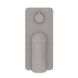 Kaza Shower Mixer Diverter - 1P - TRIM KIT ONLY - Gunmetal