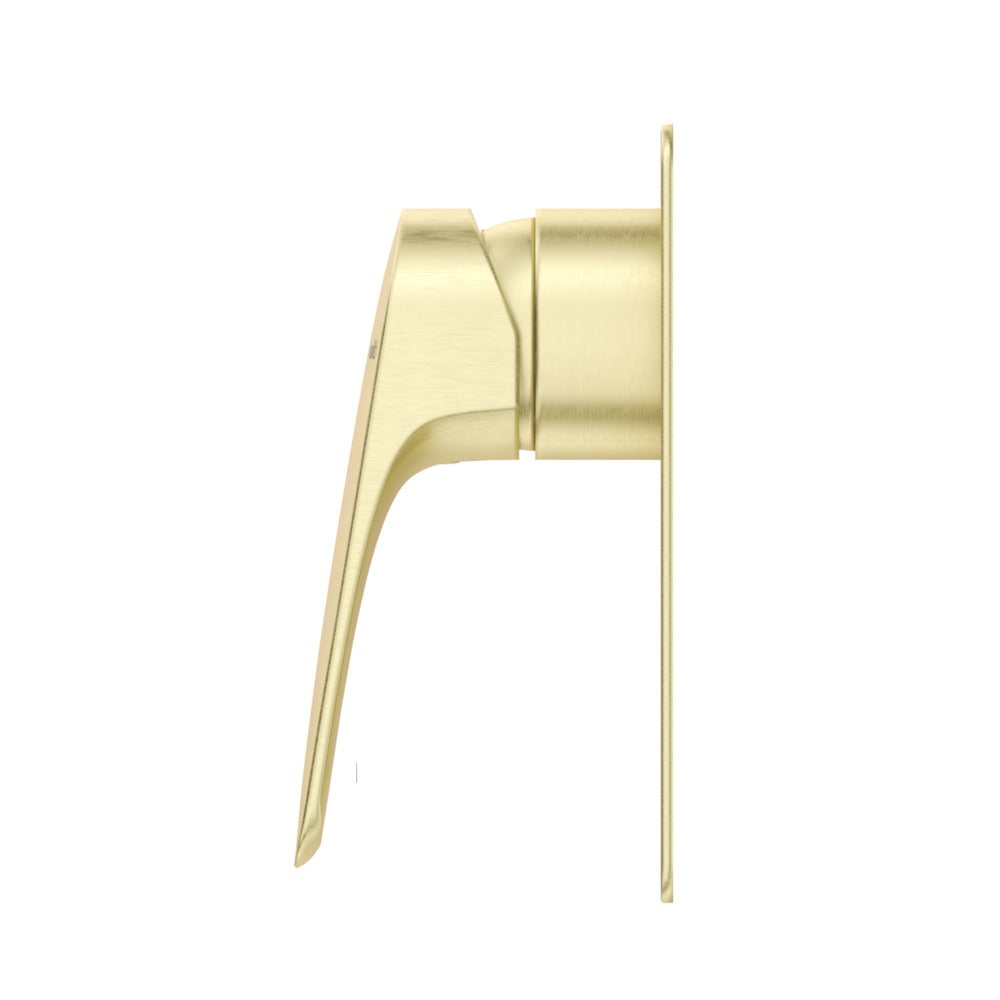 Kaza Shower Mixer - Square Plate - TRIM KIT ONLY - French Gold