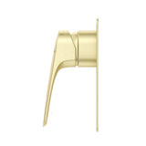 Kaza Shower Mixer - Square Plate - TRIM KIT ONLY - French Gold