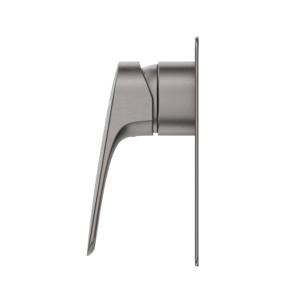 Kaza Shower Mixer - Square Plate - TRIM KIT ONLY - Gunmetal