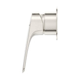 Kaza Shower Mixer - Round Plate - TRIM KIT ONLY - Brushed Nickel