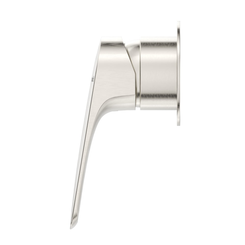 Kaza Shower Mixer - Round Plate - TRIM KIT ONLY - Brushed Nickel
