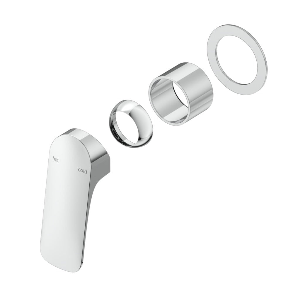 Kaza Shower Mixer - Round Plate - TRIM KIT ONLY - Chrome