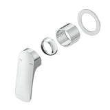 Kaza Shower Mixer - Round Plate - TRIM KIT ONLY - Chrome