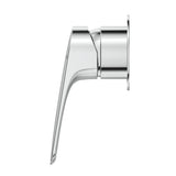 Kaza Shower Mixer - Round Plate - TRIM KIT ONLY - Chrome