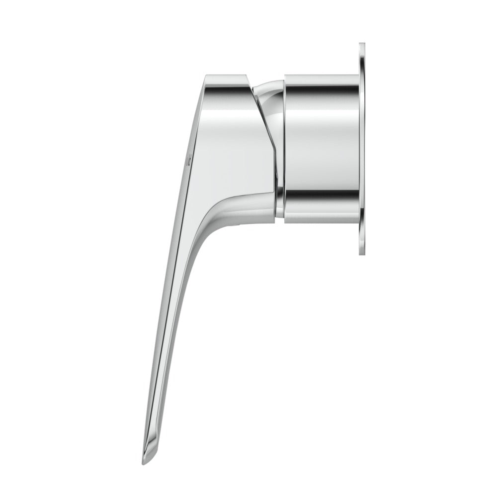 Kaza Shower Mixer - Round Plate - TRIM KIT ONLY - Chrome