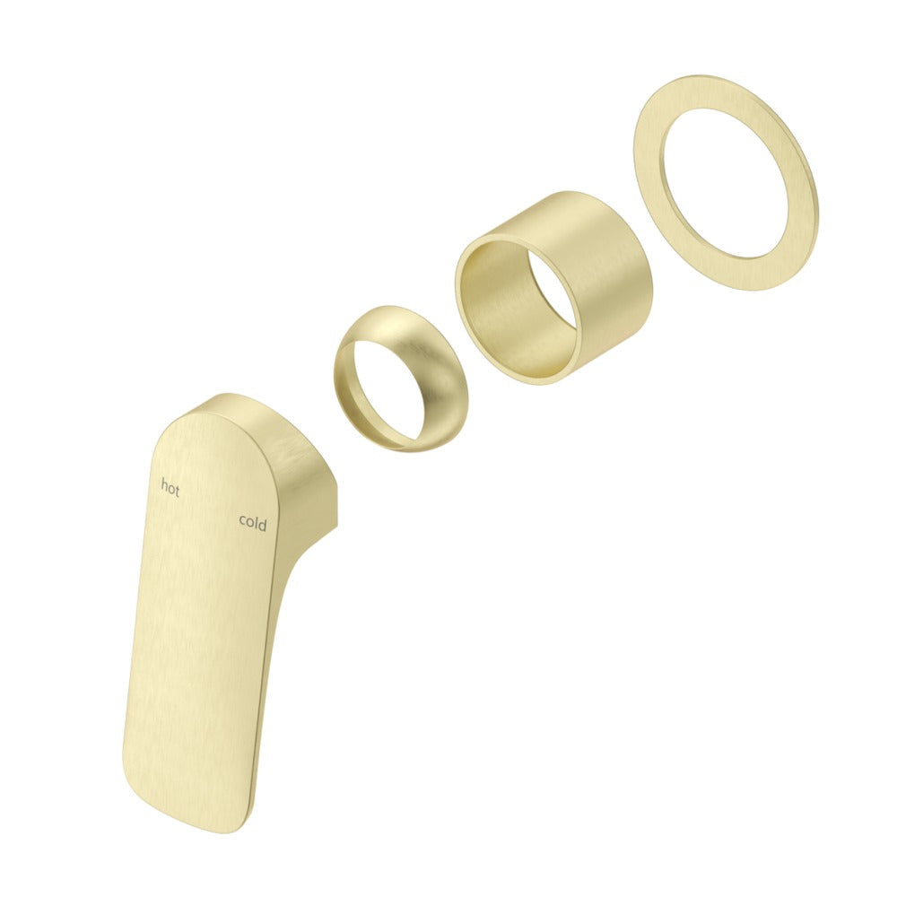 Kaza Shower Mixer - Round Plate - TRIM KIT ONLY - French Gold