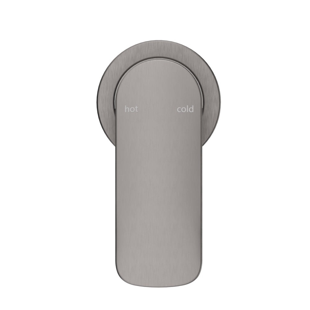 Kaza Shower Mixer - Round Plate - TRIM KIT ONLY - Gunmetal