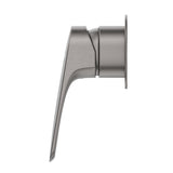Kaza Shower Mixer - Round Plate - TRIM KIT ONLY - Gunmetal